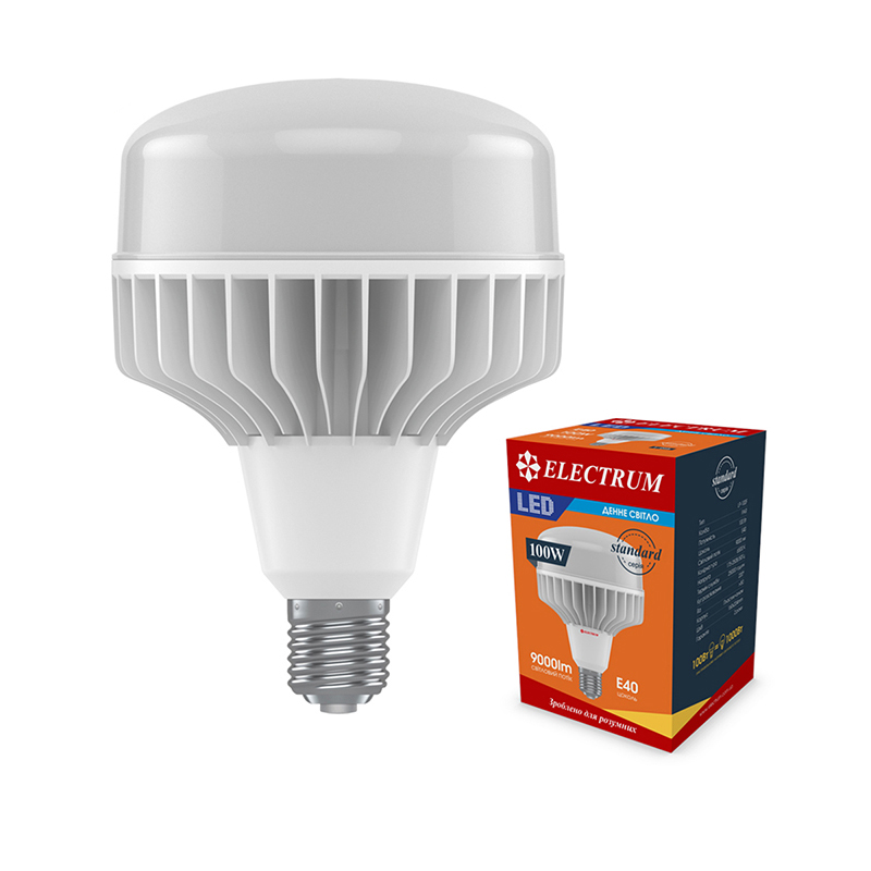 Лампа світлодіодна промислова ELECTRUM PAR 100W AL LP-100F E40 6500K